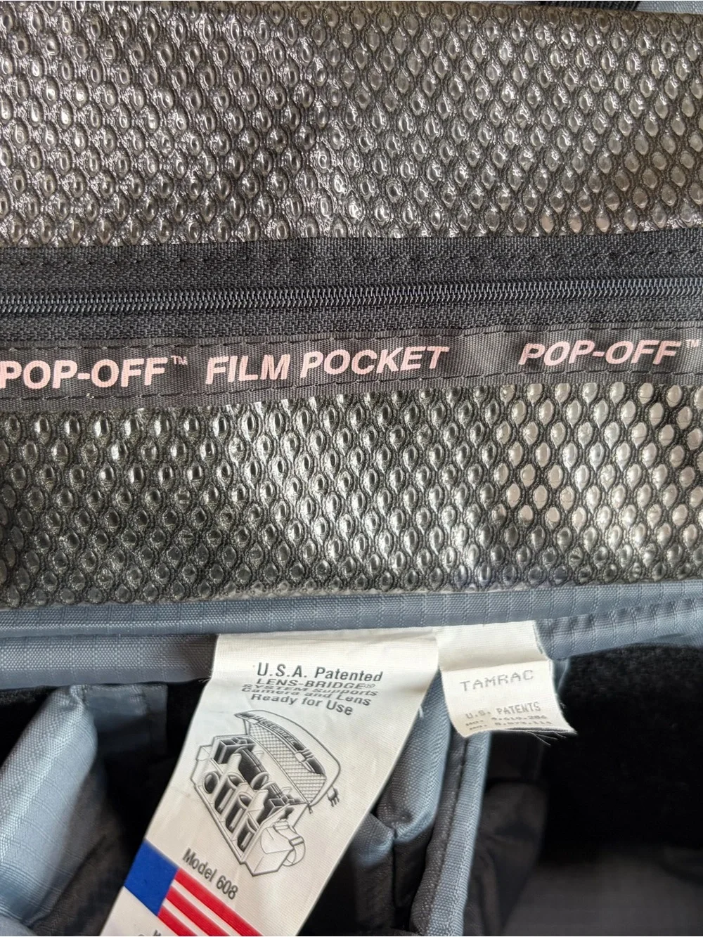 🔥 1990 Vintage Tamrac 608 Pro Camera Bag Lens-Bridge System Made in USA Black🔥